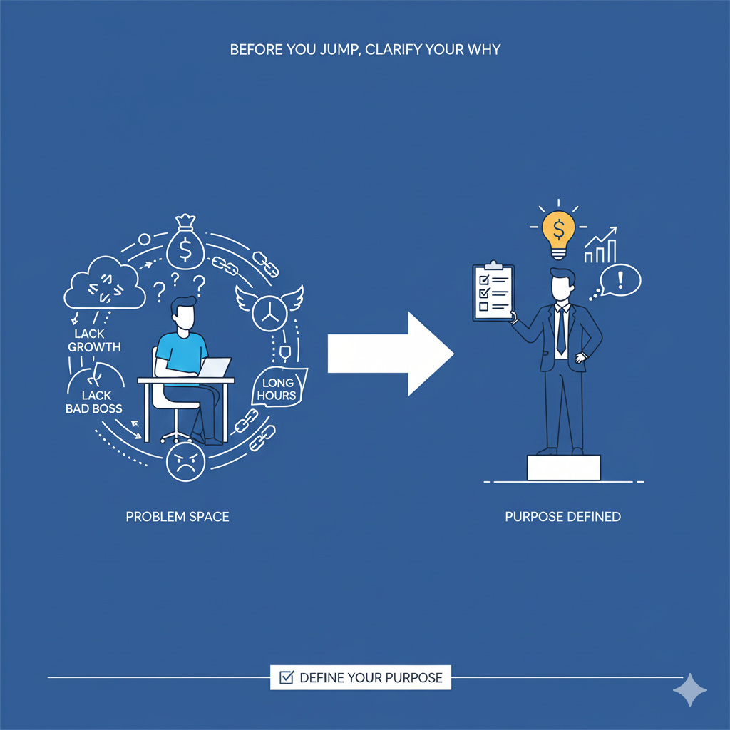 転職を決意する前にやるべきこと