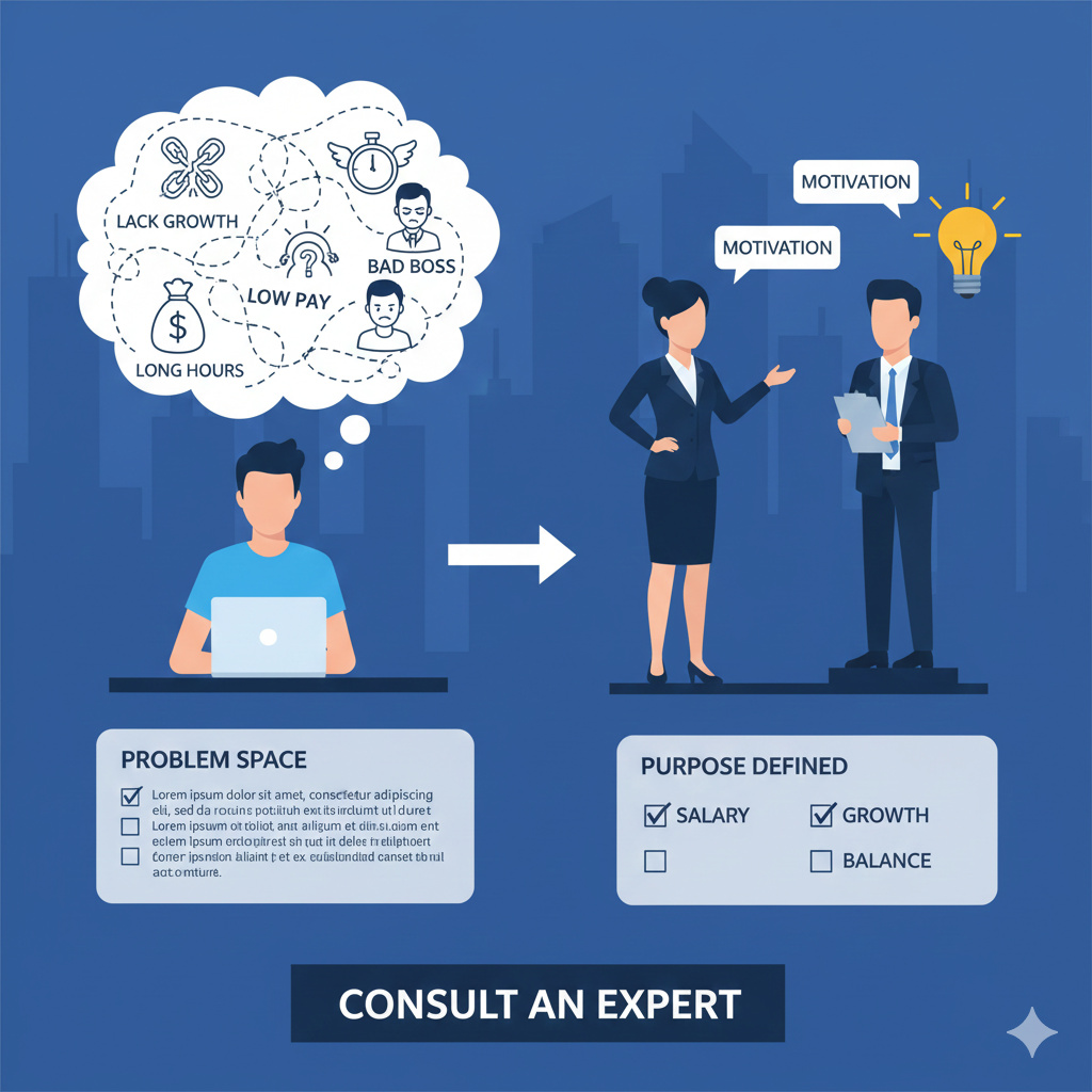 転職エージェントに相談して、転職理由を明確にしよう