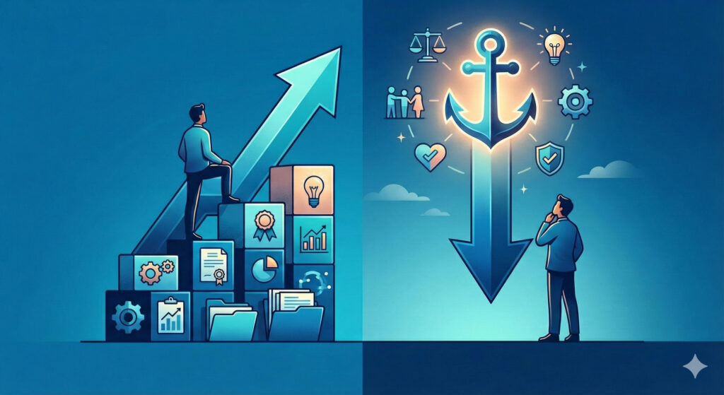 キャリア・アンカーとキャリアの棚卸しとの違い