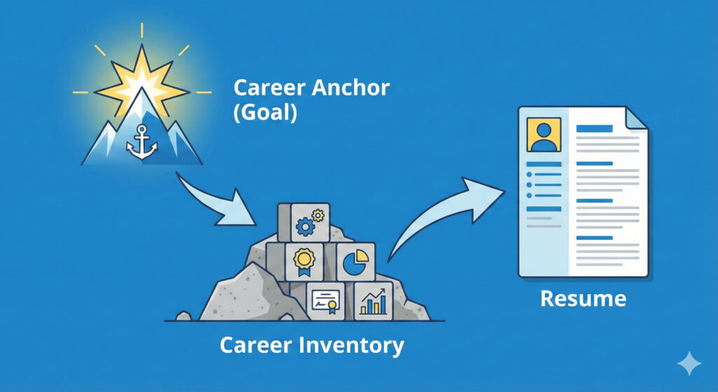 キャリア・アンカーで職務経歴書を書く新たな手順