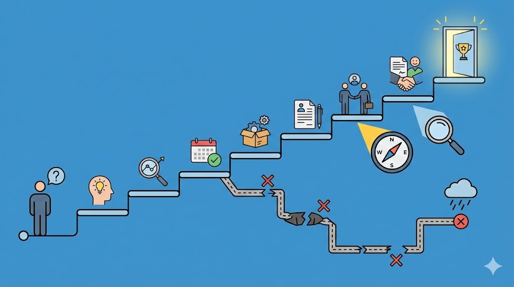 失敗しない転職活動の進め方と手順