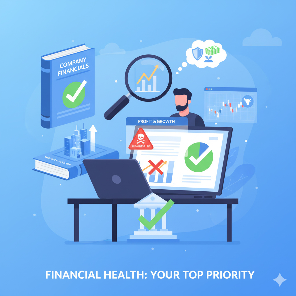 会社の経営状況を調査する