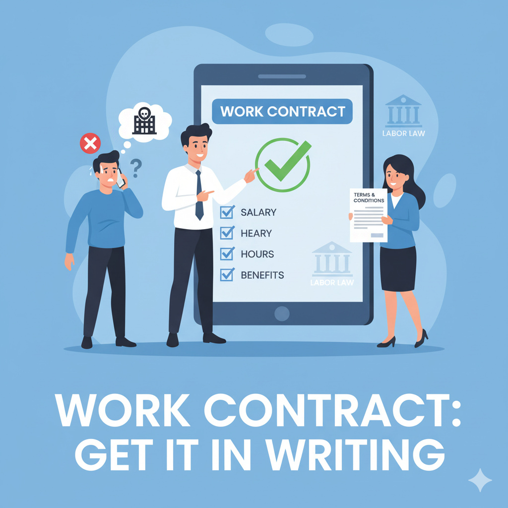 労働条件通知書が貰えるか？