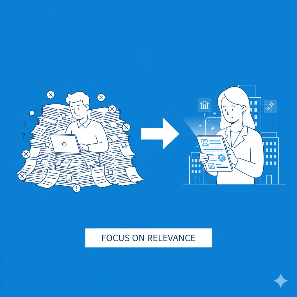全ての職務経歴を書く必要はない