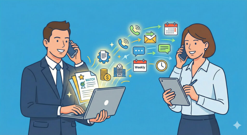 転職エージェントとコミュニケーションをとり、希望条件に合う求人紹介を増やす