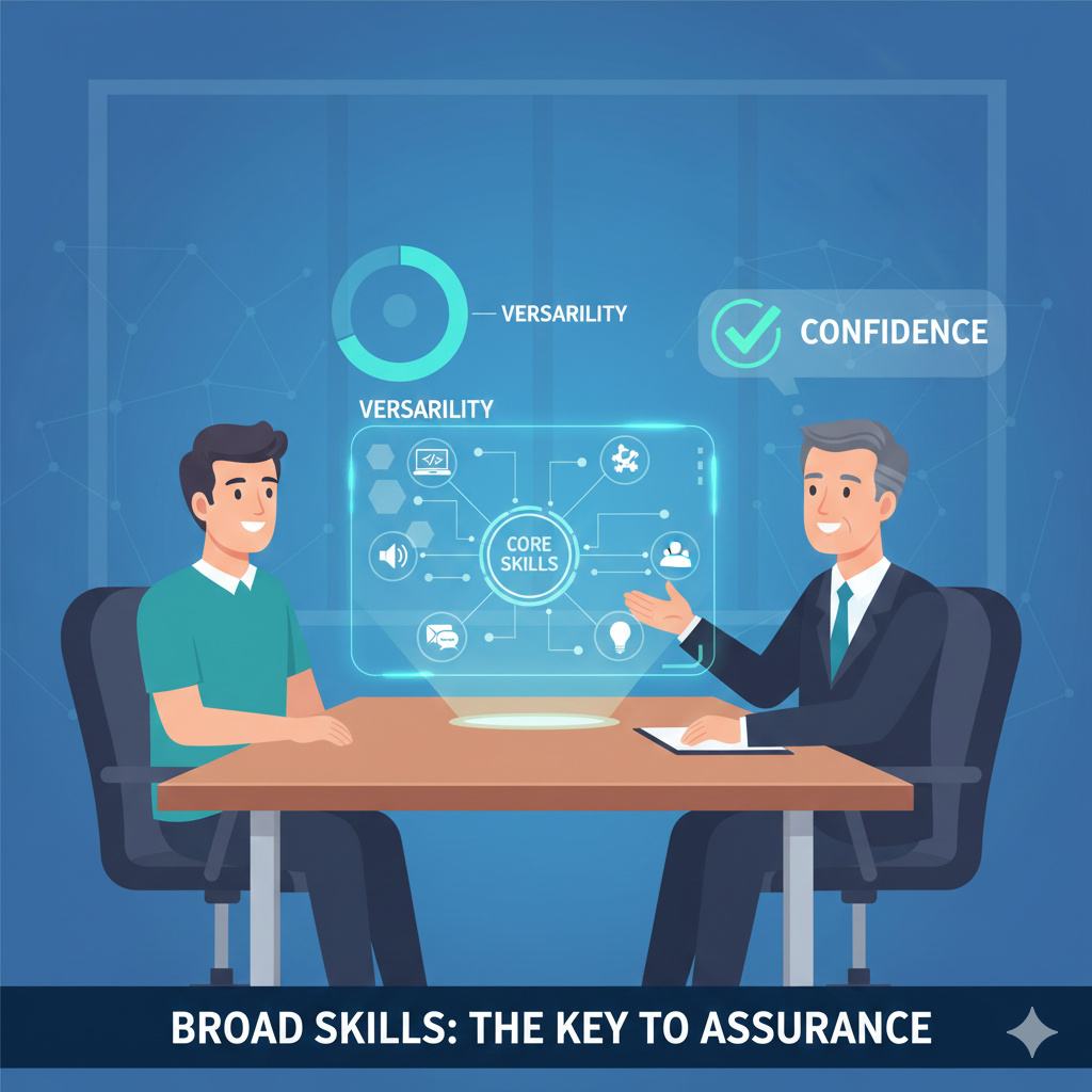 幅広いコアスキルがあることを確信すれば、安心できる