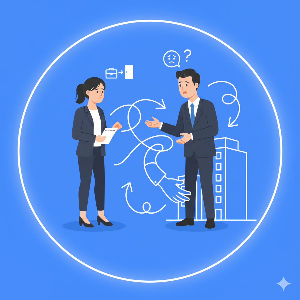 会社は、退職を引き止めする