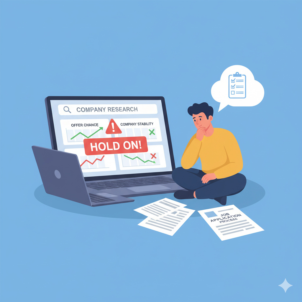 求人に応募する際の確認事項