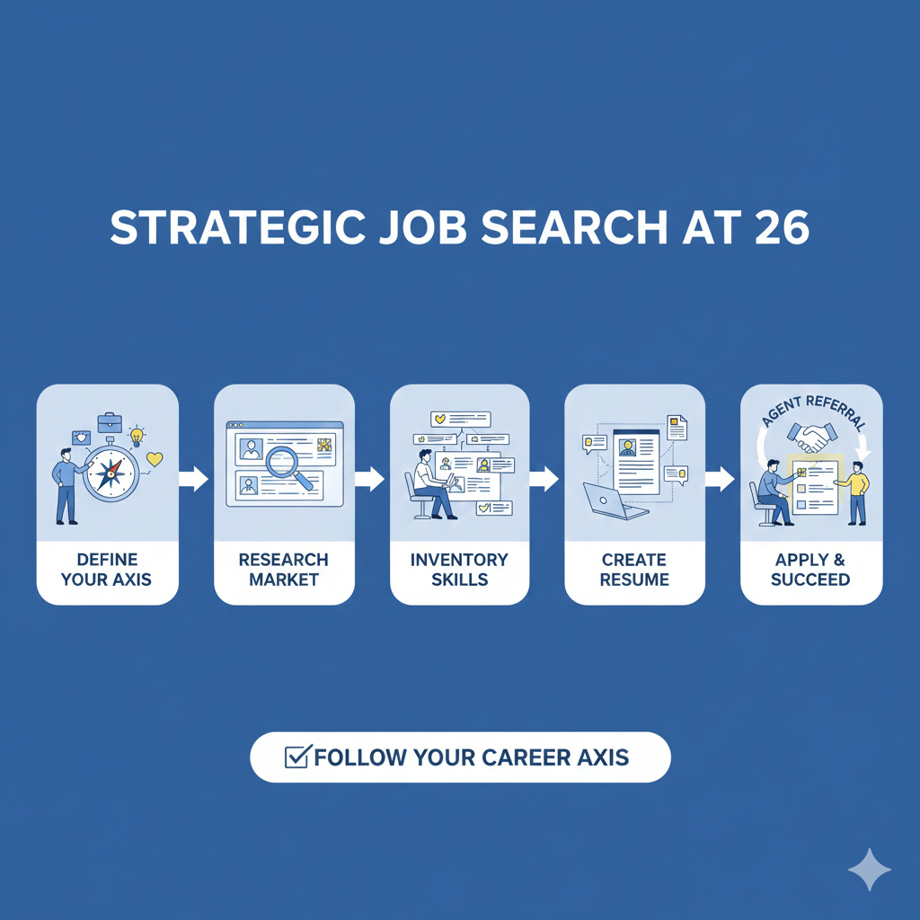 転職の軸にそって、転職活動をすべき