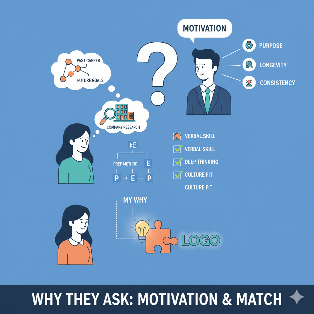 企業が転職面接で、志望動機を聞くわけ