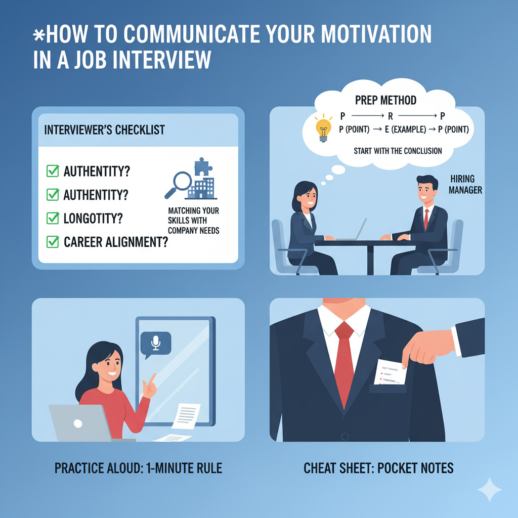 転職面接での志望動機の伝え方