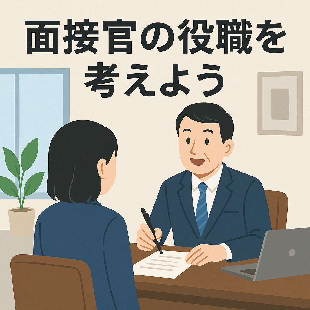 面接官の役職や立場を考えて回答する