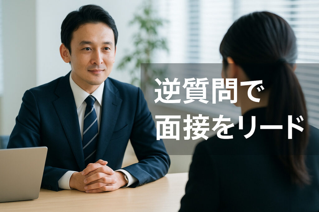 最後の逆質問が、面接で主導権を握るチャンス