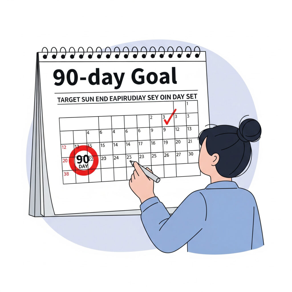転職活動は90日を目標に