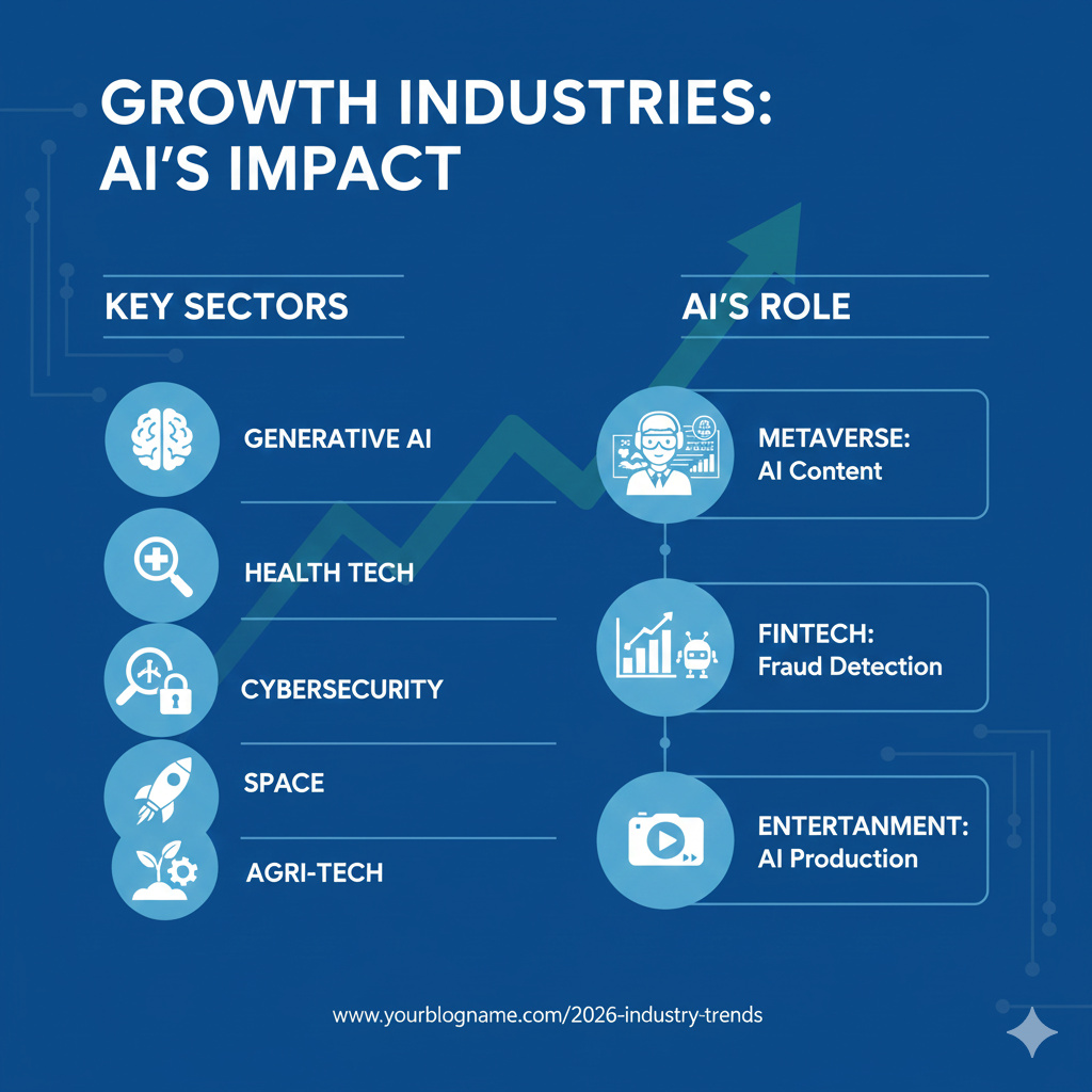 成長性が期待される業界：具体的な解説とAIの影響