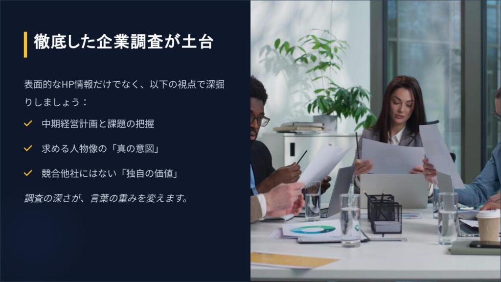 志望動機は企業を十分に調査