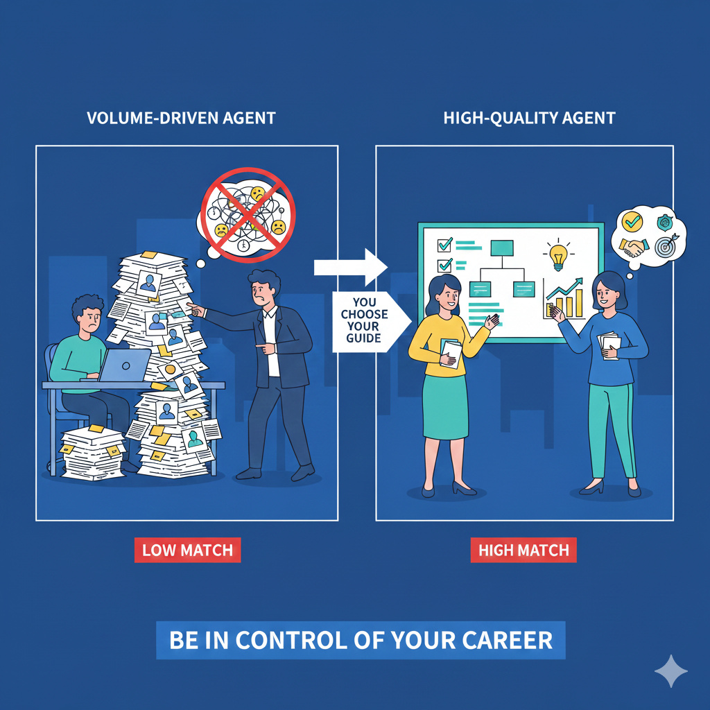 転職エージェントの能力により対応を変えよ